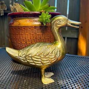 Solid Brass Duck India